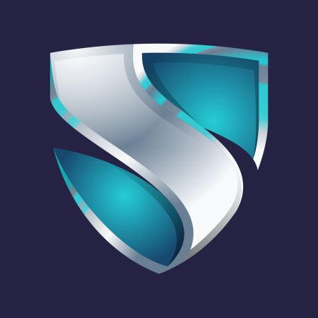 Blue security shield